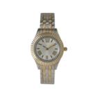 Olivia Pratt Womens Two Tone Bangle Watch-26413twotone