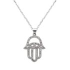 Diamonart Womens 3/4 Ct. T.w. White Cubic Zirconia Pendant Necklace