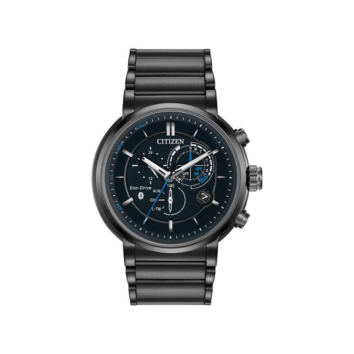 Citizen Eco-drive Mens Black Ion Plated Proximity Watch Bz1005-51e