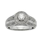 1 Ct. T.w. Diamond 10k White Gold Bridal Ring