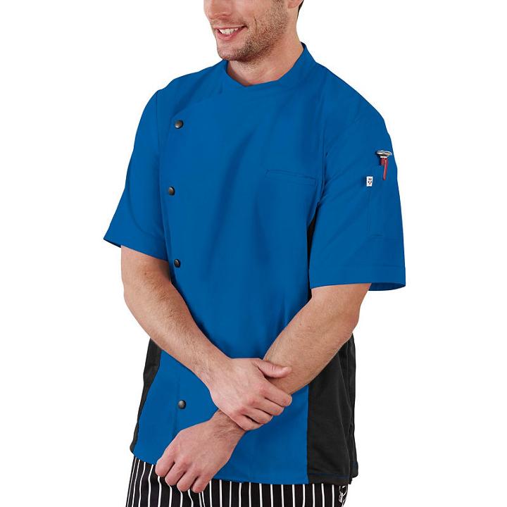 White Swan Five Star Chef Unisex Short Sleeve Chef Coat