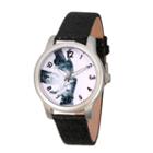 Disney Tinker Bell Womens Black Strap Watch-wds000347