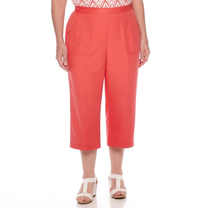 Alfred Dunner Cozumel Pull-on Capris - Plus