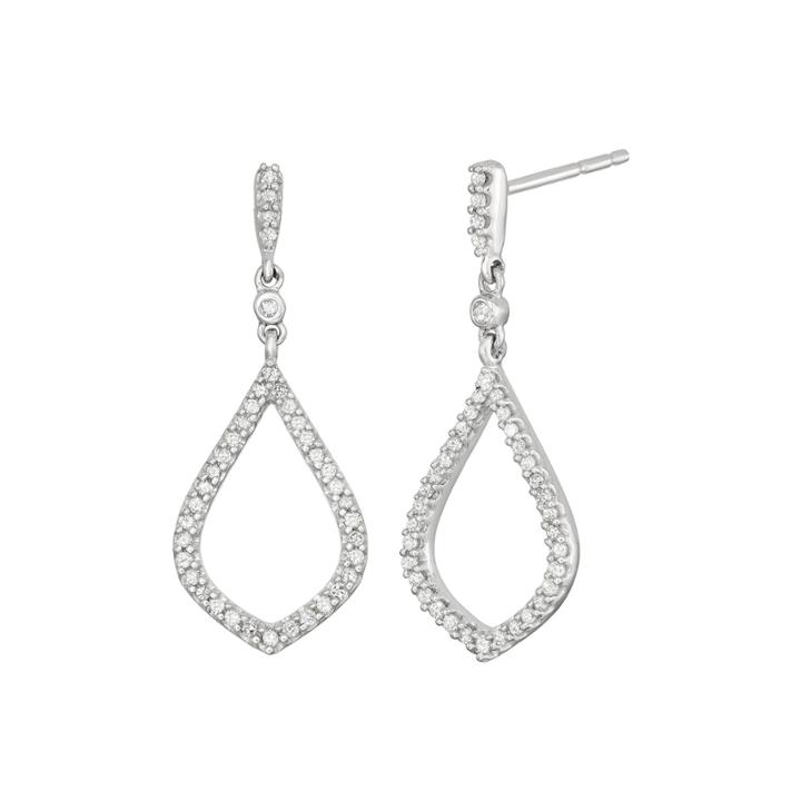 1/4 Ct. T.w. White Diamond 10k Gold Drop Earrings
