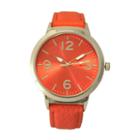 Olivia Pratt Cat Unisex Black Strap Watch-27060coral