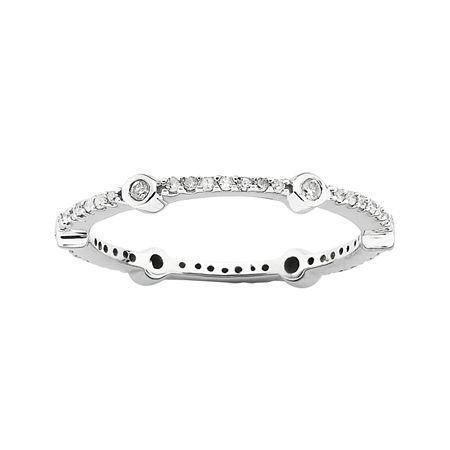 Personally Stackable 1/4 Ct. T.w. Diamond Ring