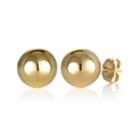 14k Gold 10mm Stud Earrings
