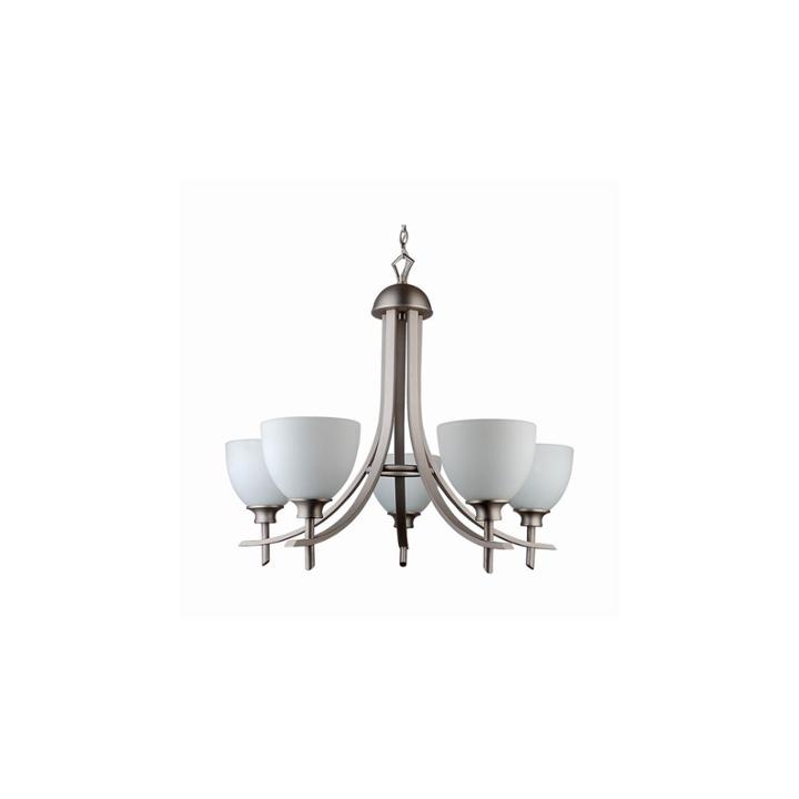 Kelsey 5-light Silver Chandelier