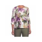 Alfred Dunner Palm Desert Embellished T-shirt-womens