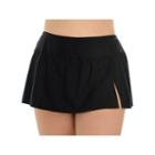 Le Cove Solid Swim Skirt-plus