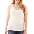 Arizona Sleeveless Ribbed Tank Top - Juniors Plus