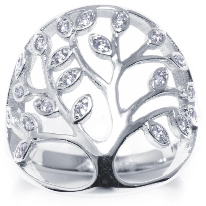 Sparkle Allure Womens Lab Created White Brass