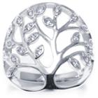 Sparkle Allure Womens Lab Created White Brass