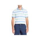 Izod Advantage Short Sleeve Stripe Pique Polo Shirt