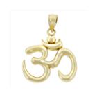 Religious Jewelry 14k Yellow Gold Ohm Sign Charm Pendant