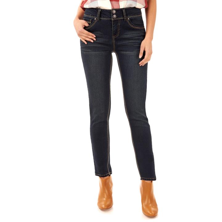 A.n.a Angel Jeans Curvy Skinny With Embroirdered Back Pocket Modern Fit Jean