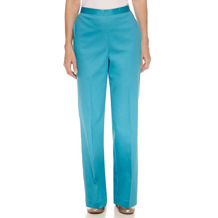 Alfred Dunner Scenic Route Flat Front Pant