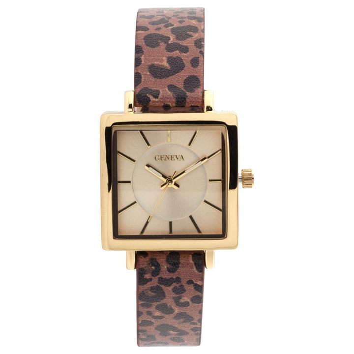 Geneva Womens Multicolor Strap Watch-jcp3027gt