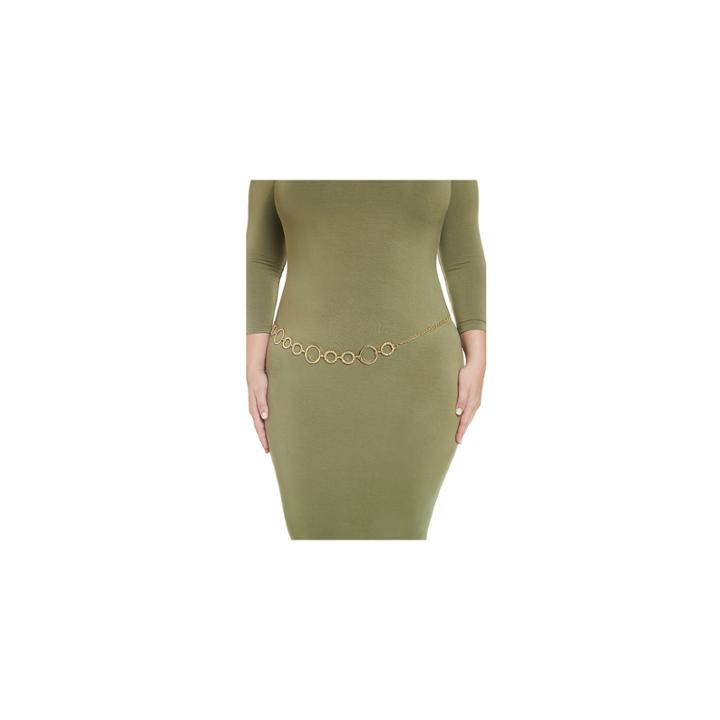 Fashion To Figure Circle Link Chain Belt-plus
