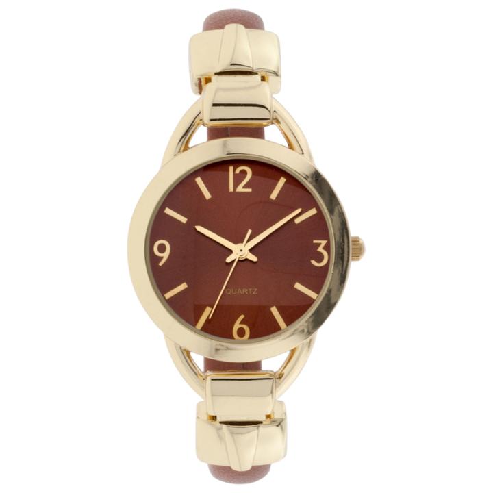 Mixit Womens Green Strap Watch-jcp3007bg