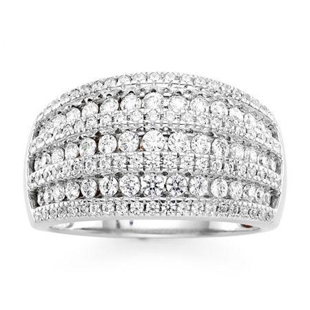 1 Ct. T.w. Diamond 10k White Gold Ring