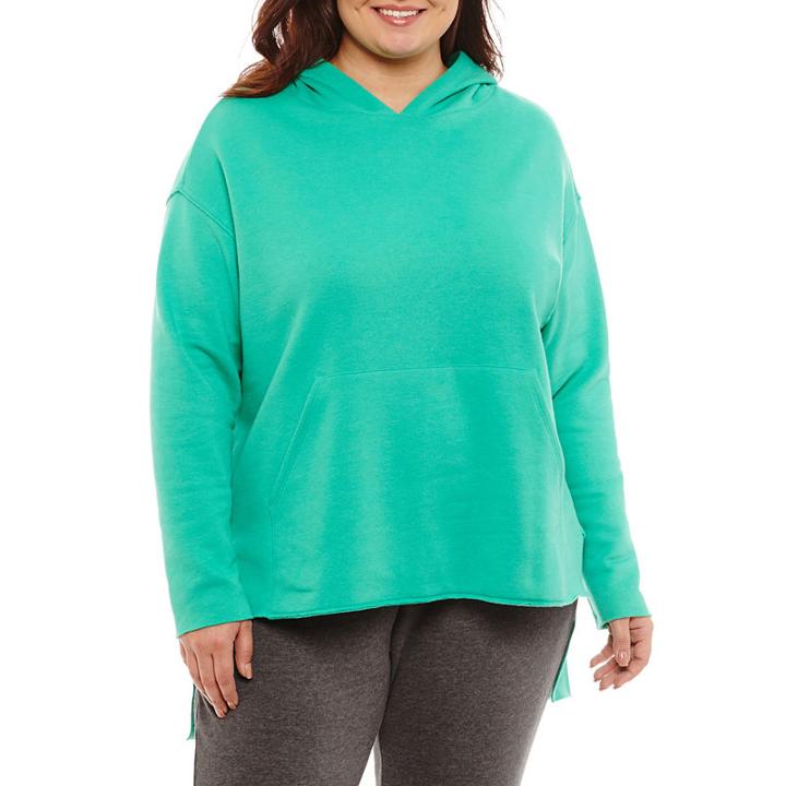 City Streets Long Sleeve Knit Hoodie - Plus