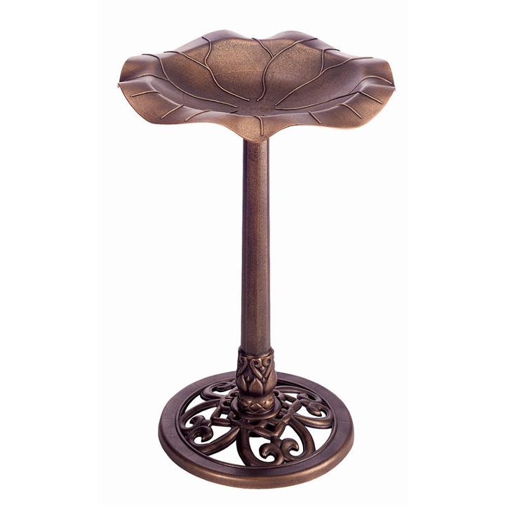 Gardman Ba01282 Antique Copper Lily Bird Bath