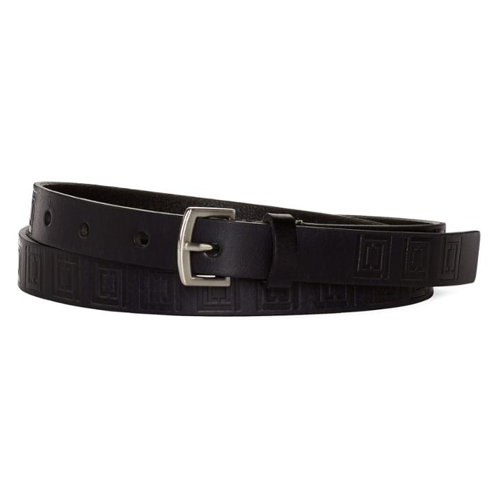 Liz Claiborne Logo Skinny Belt