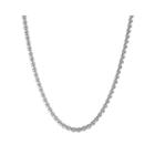 Mens Stainless Steel 24 4mm Box Chain