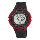 Armitron Prosport Mens Black And Red Resin Chronograph Digital Watch 40/8327red