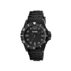 Crayo Unisex Fierce Black Strap Watch