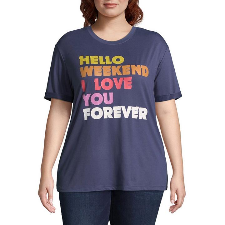 Hello Weekend Tee - Juniors Plu