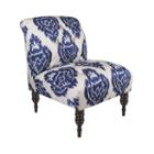 Smith Tufted Chair - Diamond Blue
