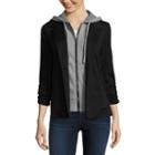 Almost Famous 3/4 Sleeve Layered Top-juniors
