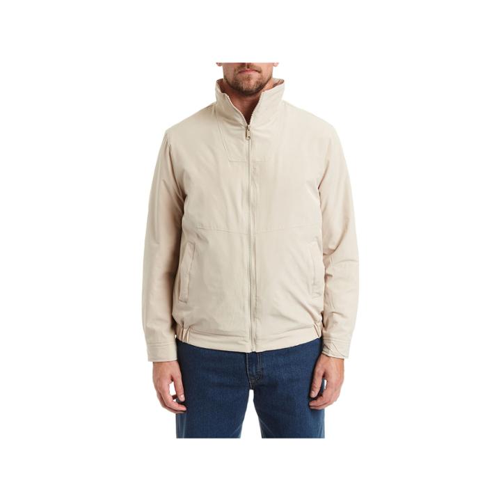 Haggar Heavyweight Stretch Microfiber Jacket - Big And Tall