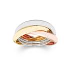 10k Gold Tri-color Roller Ring