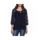 Skyes The Limit Skyes Sonoma Valley Embroidered Lace Peasant Top- Plus