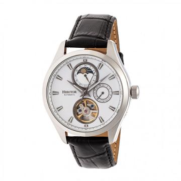 Heritor Unisex Black Strap Watch-herhr6901
