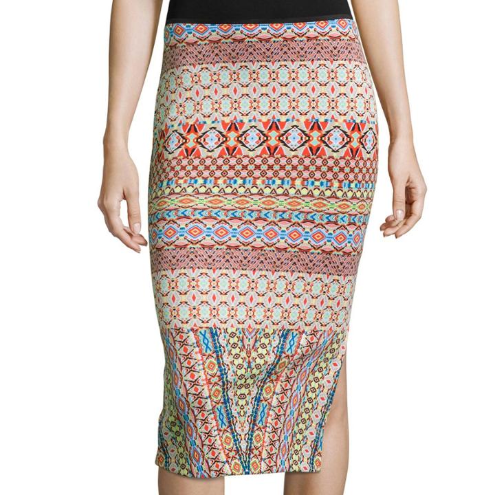 Bisou Bisou Side-slit Pencil Skirt