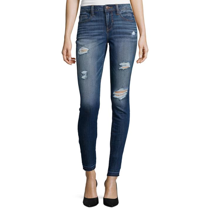 Belle + Sky&trade; Destructed Skinny Jeans