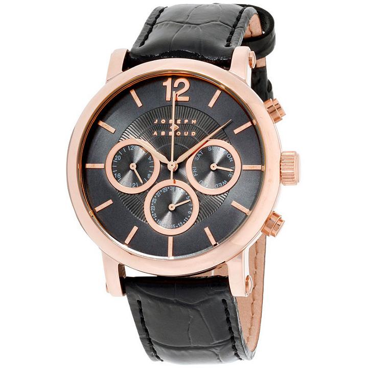 Joseph Abboud Mens Black Strap Watch-ja3095rg648-264