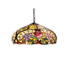 Tiffany-style Rose Floral Hanging Fixture