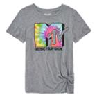 Short Sleeve Mtv Knotted Graphic T-shirt- Juniors Plus