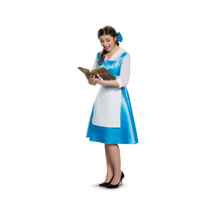 Beauty And The Beast Belle Blue Dress Adult Costume