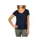 Pl Movement By Pink Lotus Short Sleeve V Neck T-shirt-womens