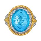 Limited Quantities Lab-created Blue Topaz & Diamond-accent Ring