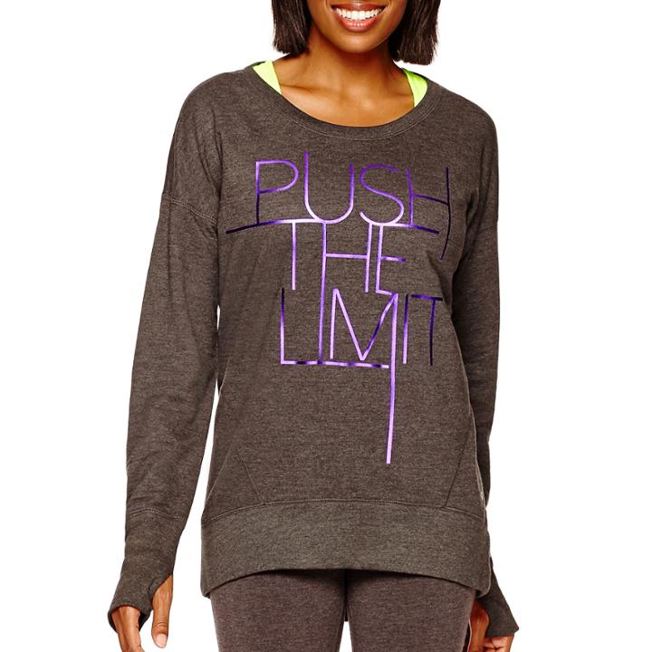 Xersion&trade; Long-sleeve High-low Sweatshirt - Tall
