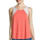 Self Esteem Lace Inset Tank Top