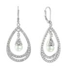 Monet Jewelry The Bridal Collection Simulated Pearls Drop Earrings