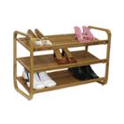 Oceanstar 3-tier Bamboo Shoe Rack